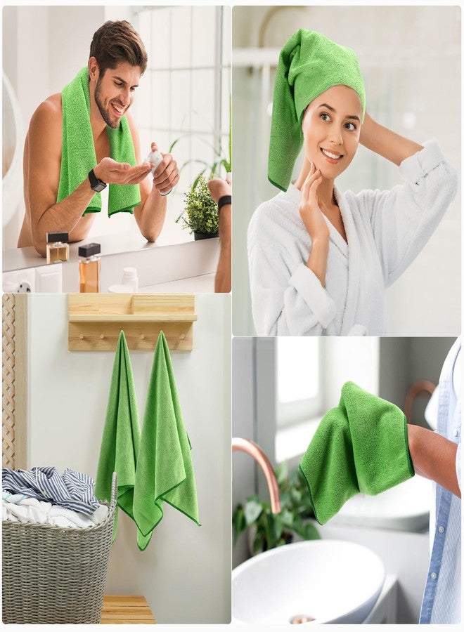 Shimeyao 40 Pack Bleach Proof Towels Microfiber Absorbent Resistant Hair Hand Towels Bulk Quick Dry for Barber Gym Bath Spa Shaving (Sage Green,16 x 29 Inch) - Image 5